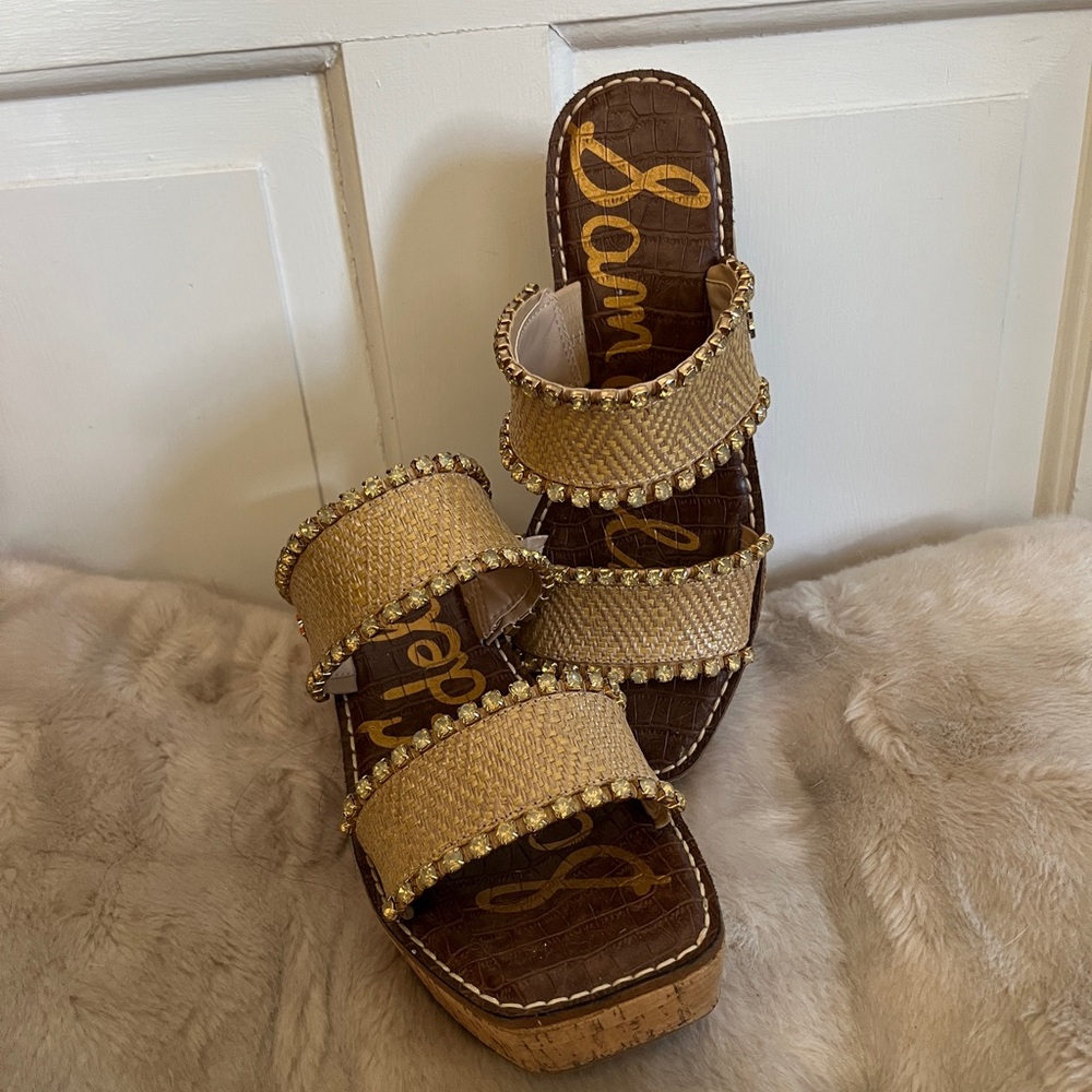 Sam Edelman Women's Tan and Opal sandals